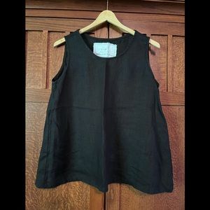 Not Perfect Linen Prague tank S/M